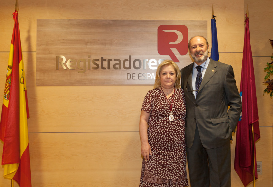 Dª Isabel Delgado López con D Enrique García Sánchez